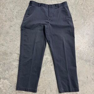 L.L.Bean Classic Fit Cotton Pants – Men's 37x29 – Dark Blue – 100% Cotton